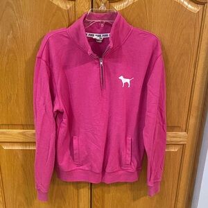 Victoria's Secret Pink 3/4 Zip Sweatshirt. Size XS.